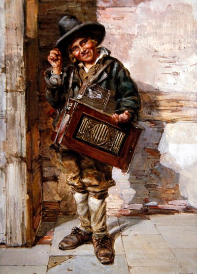 Hurdy-Gurdy-spilleren af A.J. Rayner