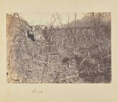 Trestle Bridge over Bull Run af A.J. Russell
