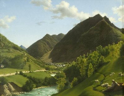En dal i Pyrenæerne af A.L.R.M. Duperraux