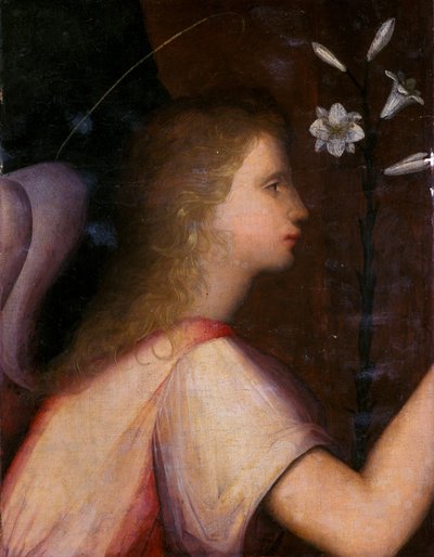 Ærkeenglen Gabriel (tempera på træ) af A. 1485 c.1525 Piccinelli