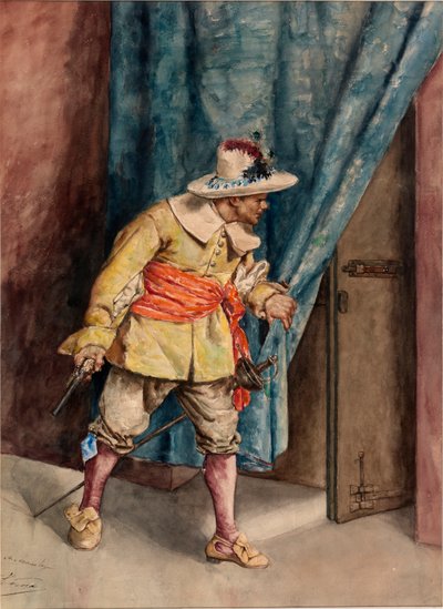 Musketer på vagt, n.d. af A. Arrunategin
