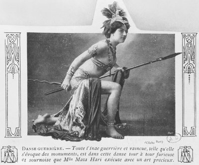 Mata Hari i en krigsdans, begyndelsen af det 20. århundrede af A. Bert