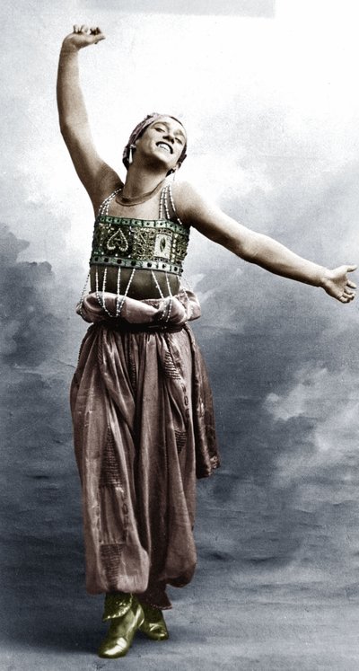 Vaslav Nijinsky i kostume til Sheherazade af A. Bert
