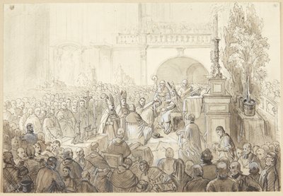 Kirkelig ceremoni af A. Burg