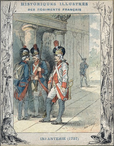 fransk infanteri af A. Demarle