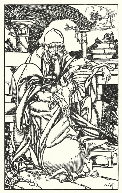 Illustration til Tennysons In Memoriam (kobberstik) af A. Garth Jones