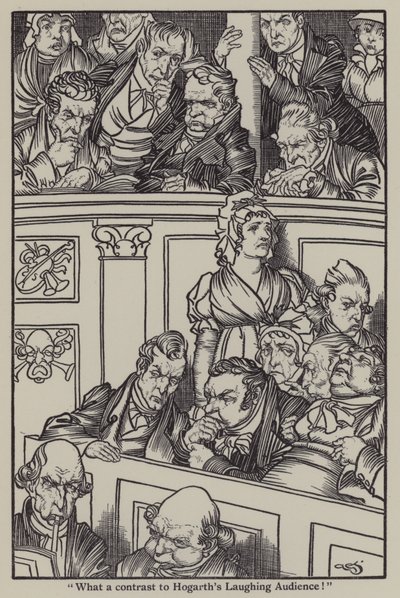 Illustration til The Essays of Elia af Charles Lamb (litho) af A. Garth Jones