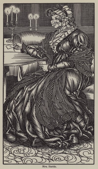 Illustration til The Essays of Elia af Charles Lamb (litho) af A. Garth Jones