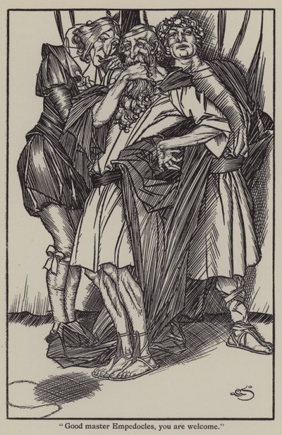 Illustration til The Essays of Elia af Charles Lamb (litho) af A. Garth Jones