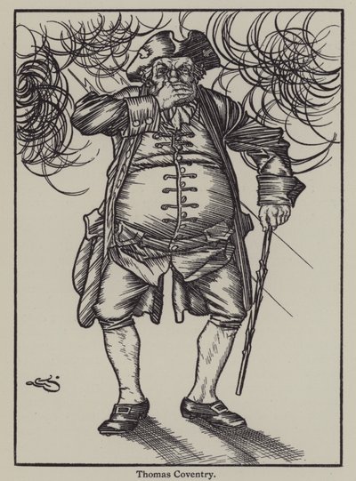 Illustration til The Essays of Elia af Charles Lamb (litho) af A. Garth Jones