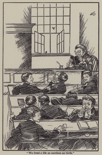 Illustration til The Essays of Elia af Charles Lamb (litho) af A. Garth Jones