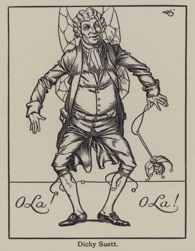 Illustration til The Essays of Elia af Charles Lamb (litho) af A. Garth Jones