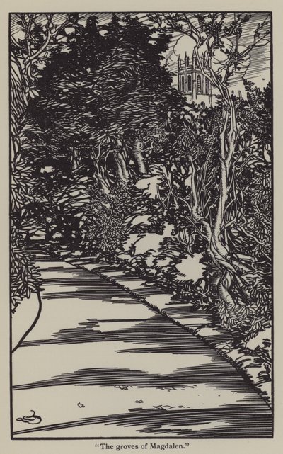 Illustration til The Essays of Elia af Charles Lamb (litho) af A. Garth Jones