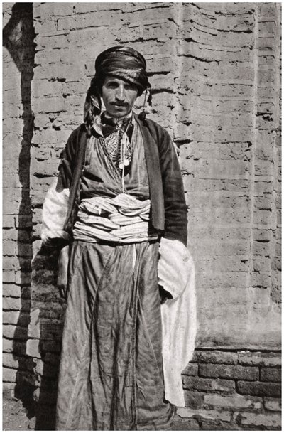En kurdisk stammemand fra det sydlige Kurdistan, Irak, 1925. af A. Kerim