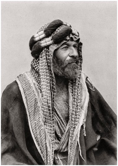 En arabisk sheik, Irak, 1925 af A. Kerim