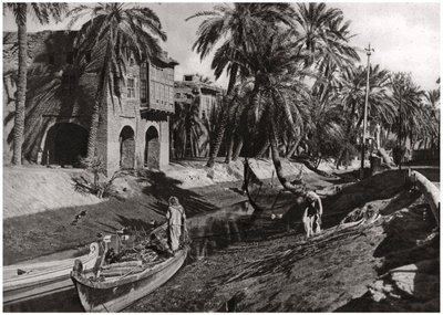 Serai Creek, Basra, Irak, 1925 af A. Kerim