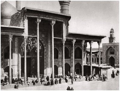 Indgangsporten til Kadimain-moskeen, der fører til Imam Moosa Al Kadims grav, 1925 af A. Kerim