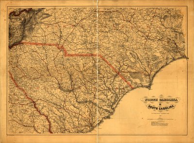 633.600. LC Civil War Maps (2. udg.), 305a.4 Generelt kort. Myndigheder brugt til at lave kortet er anført under titlen. Statsnavne, grænser og jernbaner er overtrykt med rødt. Beskrivelse afledt af publiceret bibliografi. Fås også gennem af A. Lindenkohl