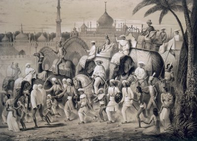 Lucknow, hovedgaden, fra 