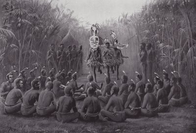 Indvielsesceremoni i Torres Straits af A. Trevor Haddon