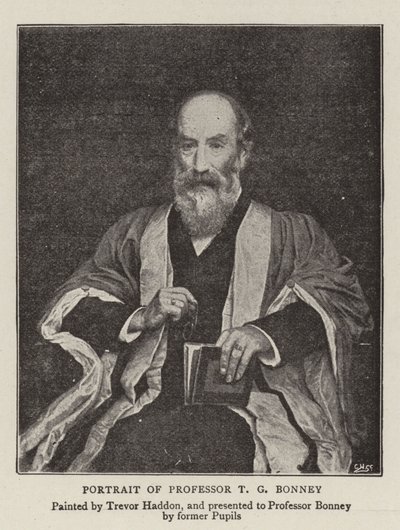 Portræt af professor T G Bonney af A. Trevor Haddon