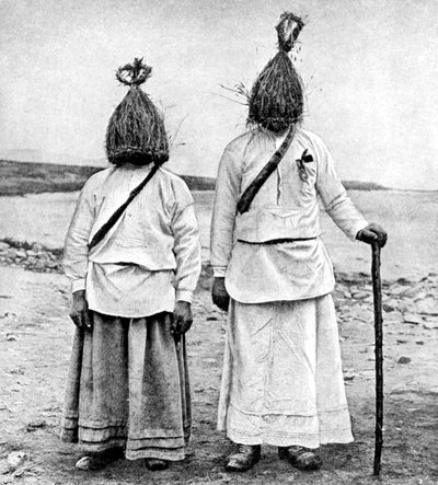 Et par strådrenge, Irland, 1922. af A. W. Cutler