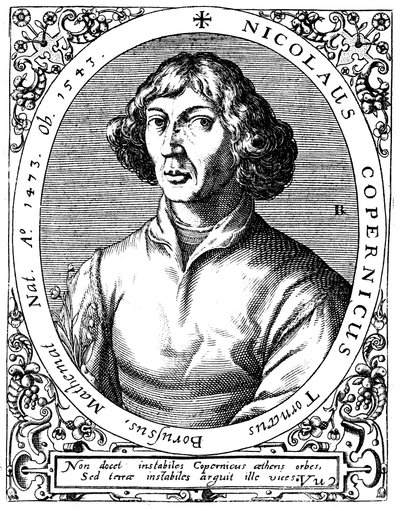 Nicolaus Copernicus, polsk astronom, 1645 af A. de Bry