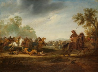 Kavaleri Træfning af A. van Hoef (attributed to)
