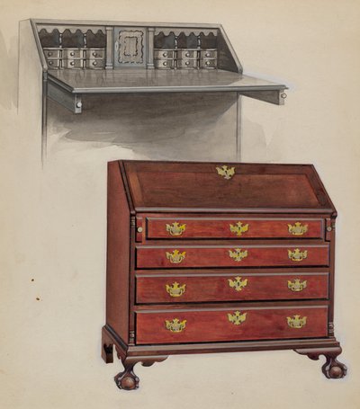 Skrivebord af Aaron Dermansky