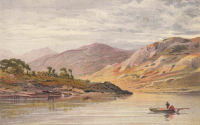 På Loch Lomond (chromolitho) af Aaron Edwin Penley