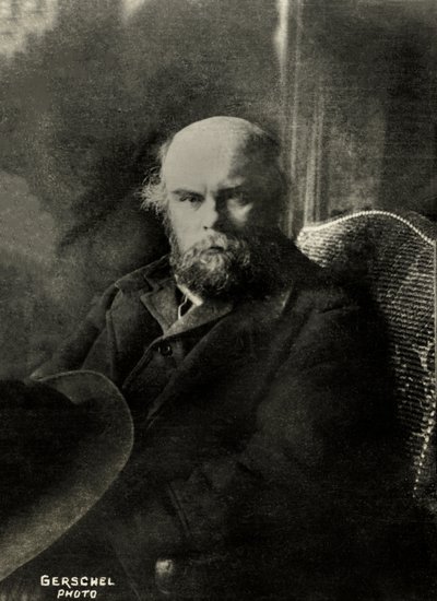 Portræt af forfatteren Paul Verlaine (foto) af Aaron Gerschel
