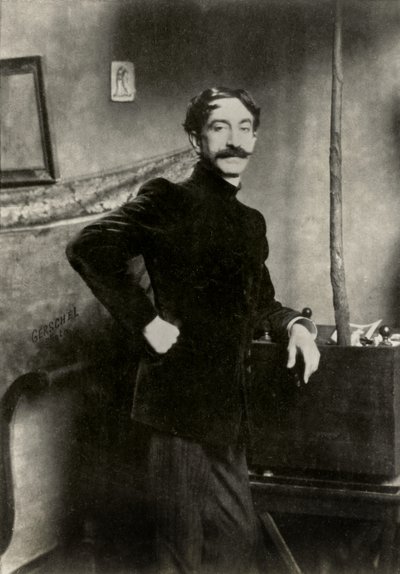 Portræt af den franske maler Antonio De La Gandara ( 1862 af Aaron Gerschel