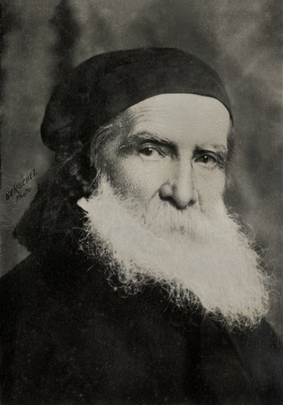 Portræt af den franske maler Auguste Antoine Ernest Hebert ( 1817 af Aaron Gerschel