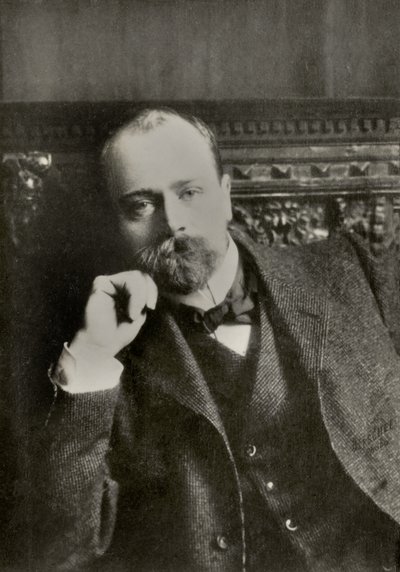 Portræt af den franske maler Emile Friant ( 1863 af Aaron Gerschel