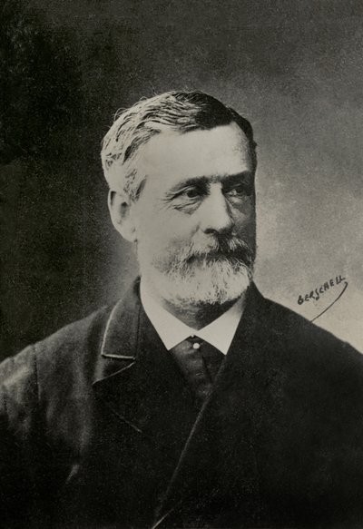 Portræt af den franske billedhugger Paul Dubois ( 1829 af Aaron Gerschel