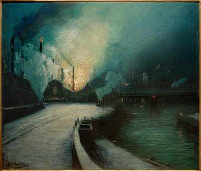 Industrieszene, Pittsburgh af Aaron Henry Gorson