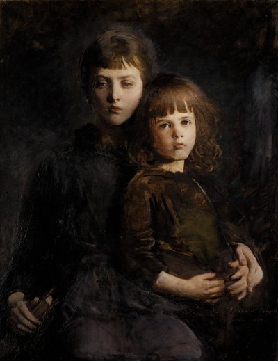Bror og søster (Mary og Gerald Thayer) af Abbott Handerson Thayer