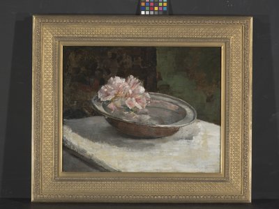 Stilleben (olie på lærred) af Abbott Handerson Thayer