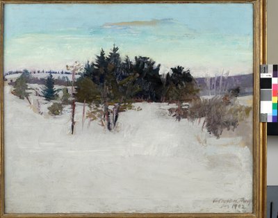 Vinterlandskab, 1902 af Abbott Handerson Thayer