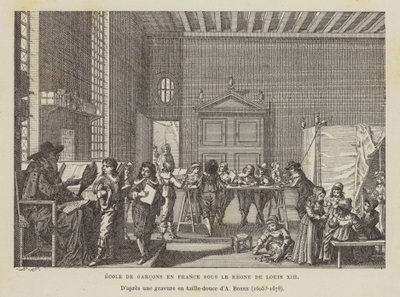 Fransk drengeskole under Ludvig XIII
