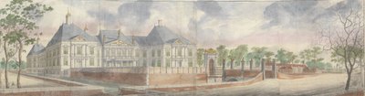 Huset i Honselersdijk og omegn, kan ses på tværs af forpladsen af Abraham Beerstraten