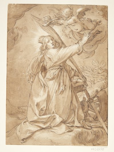 Catharina som martyr af Abraham Bloemaert