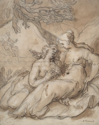 Ceres og Proserpina (?) af Abraham Bloemaert