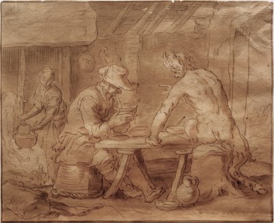 Satyren hos bonden af Abraham Bloemaert