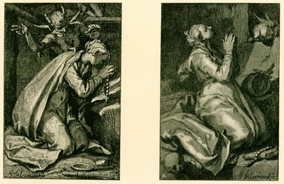 Hellige angrende af Abraham Bloemaert