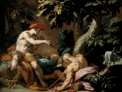 Mercury, Argus og Io, ca 1592 af Abraham Bloemaert