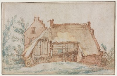Farmers Cottage recto, ca. 1600. af Abraham Bloemaert