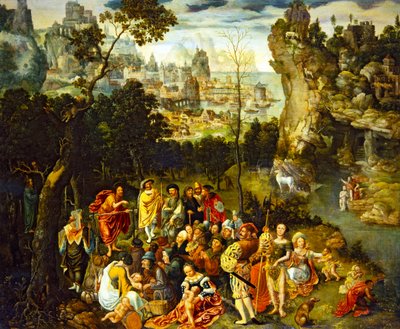 Johannes Døberens forkyndelse af Abraham Bloemaert