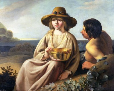 Hyrde og hyrde af Abraham Bloemaert