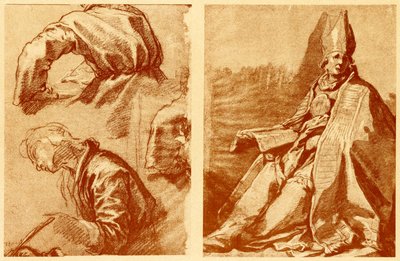 De fire evangelister og Sankt Ambrosius af Abraham Bloemaert